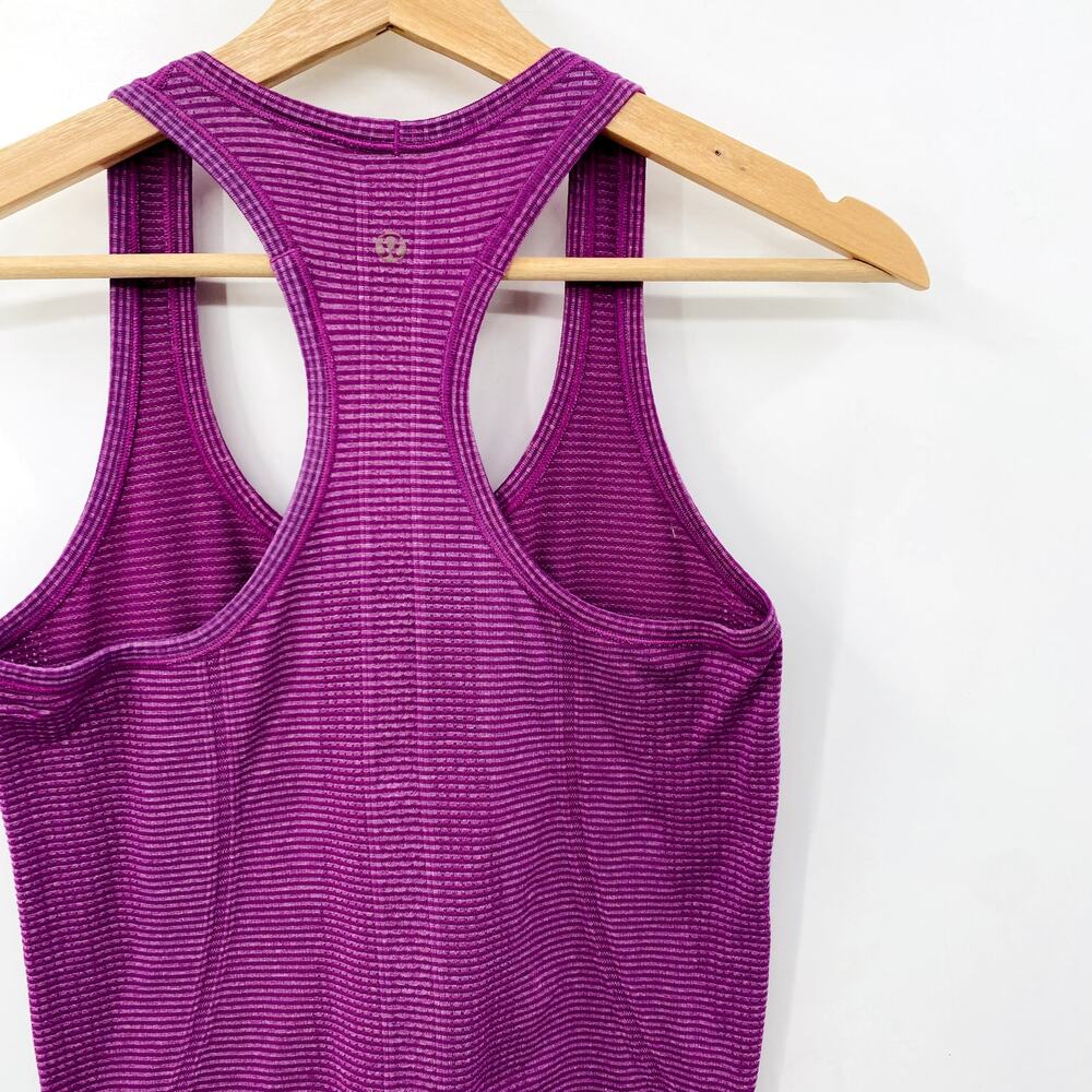 Lululemon Size 4 Purple Racer Back swiftly tankTop